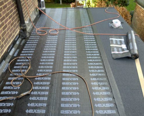 3-Ply Flat Felt Roofing Project in Sutton, Surrey 3