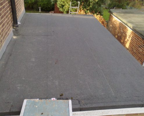 3-Ply Flat Felt Roofing Project in Sutton, Surrey 4