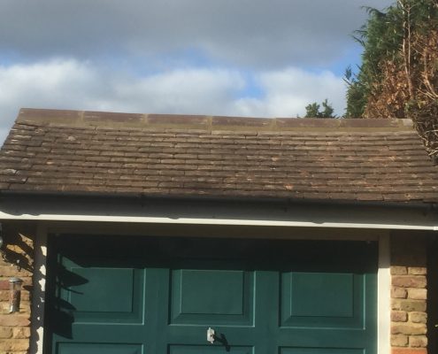 After: Garage Flat Felt Roofing - New Haw, Surrey 005