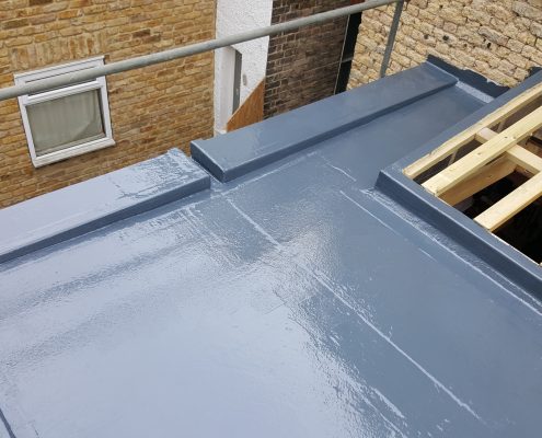 New Build GRP Fibreglass Roof 34 West Park Road, Richmond 11