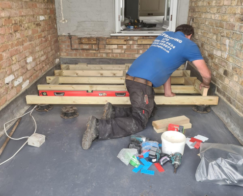 New Balcony in Belgravia, London W1 – C.F. Roofing Surrey