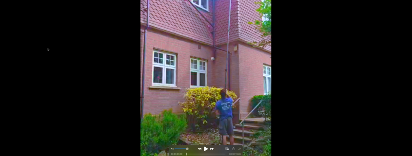 gutter cleaning with sky vac in Leatherhead